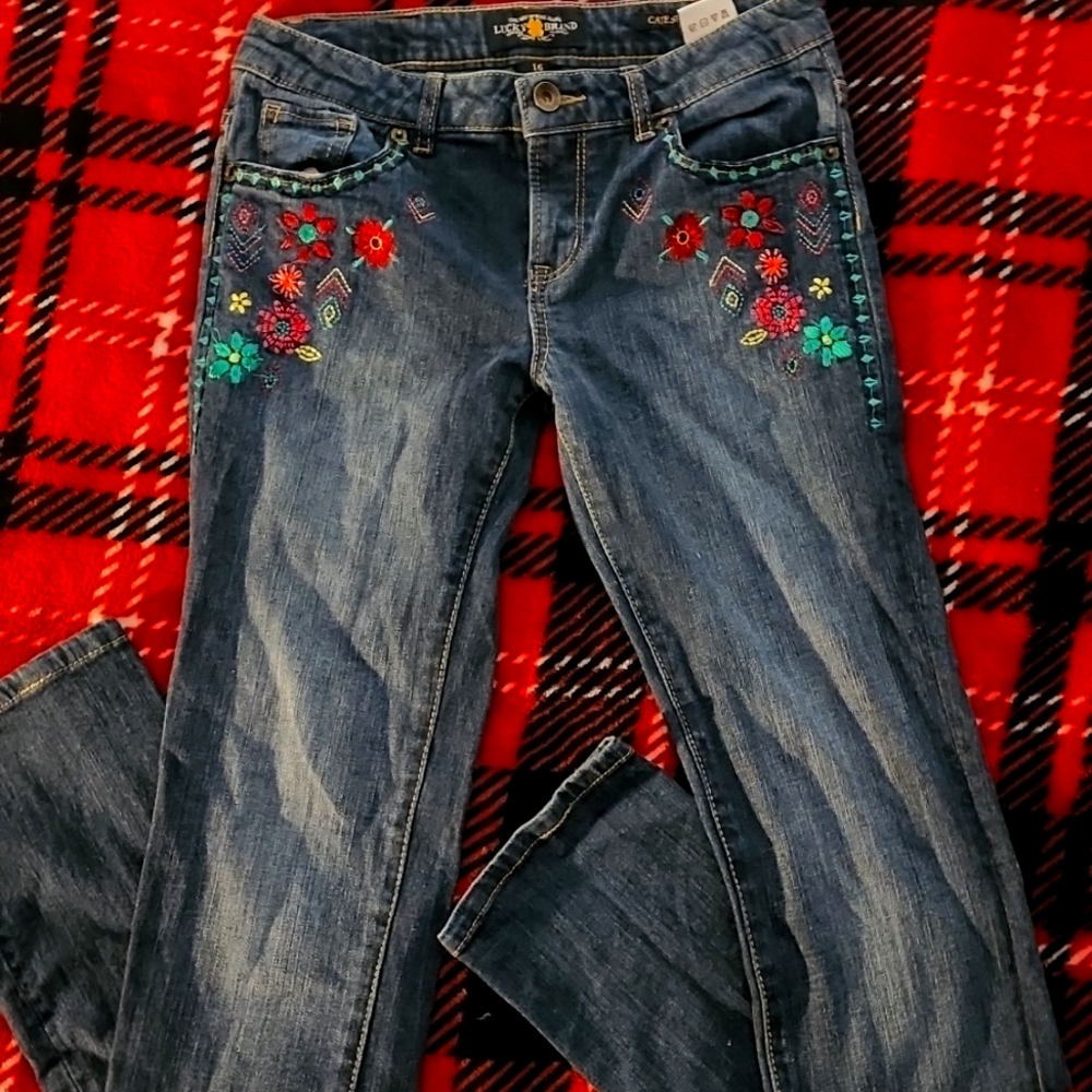Girls Lucky Brand Skinny Jeans Size 16